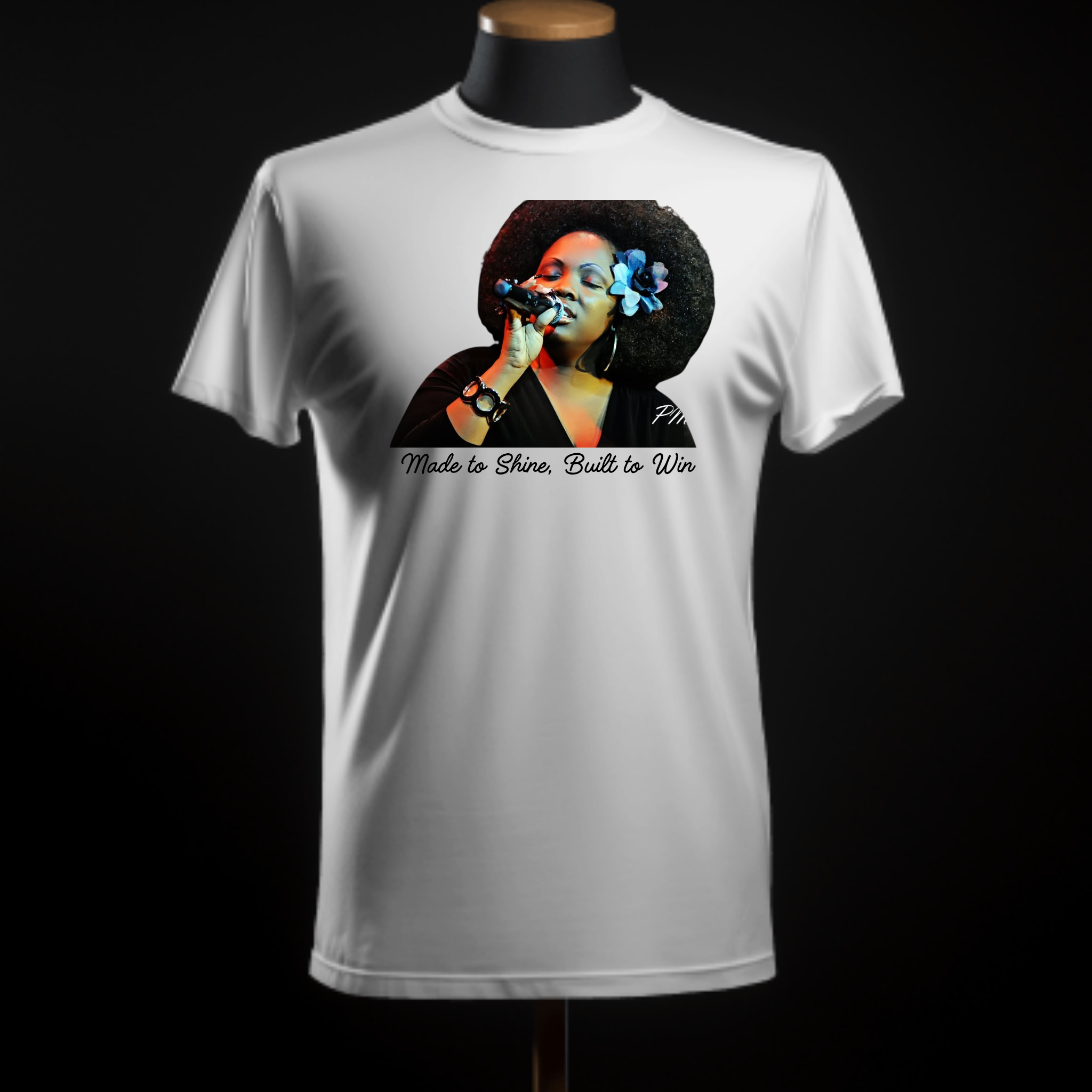 Motivational Graphic T-Shirt – 'Made to Shine, Built to Win' Unisex Winner Tee